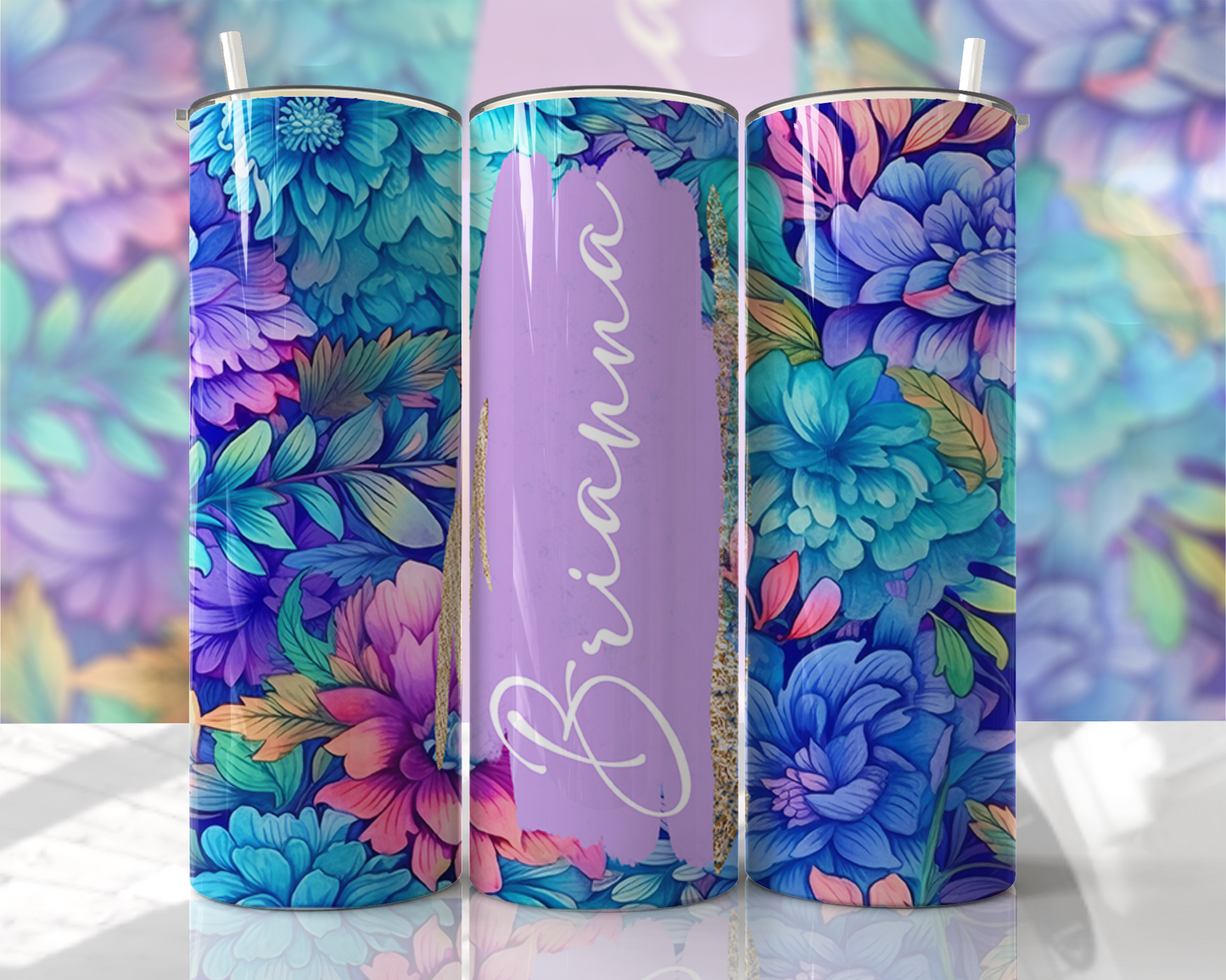 Watercolor Tumbler - 20oz Abstract