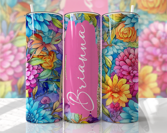 Watercolor Tumbler - 20oz Bright