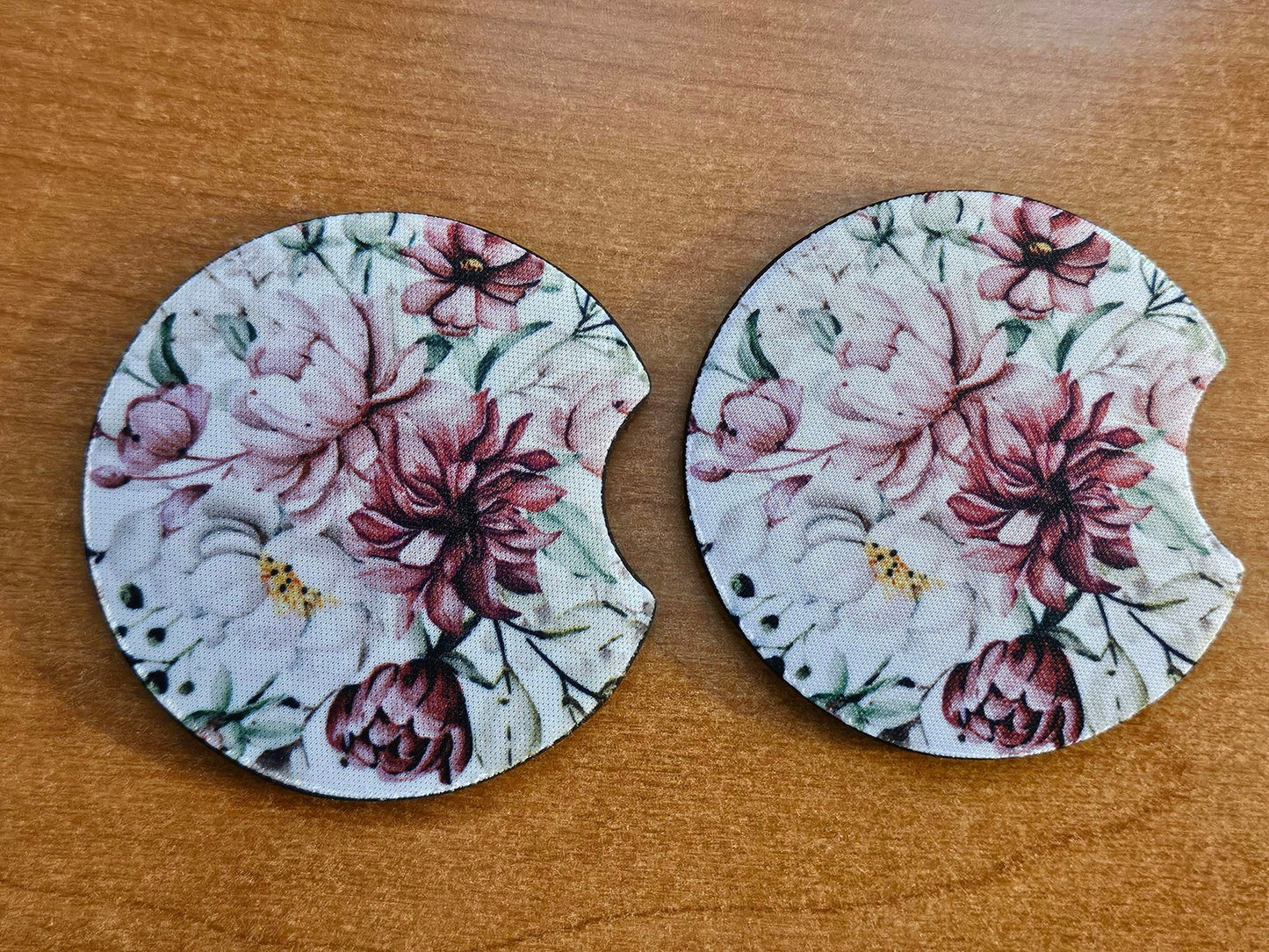 Car Coaster 2 Pack Floral